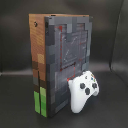 Xbox One S Console, 1TB, Minecraft Green Edition (No Game), Boxed With White Controller