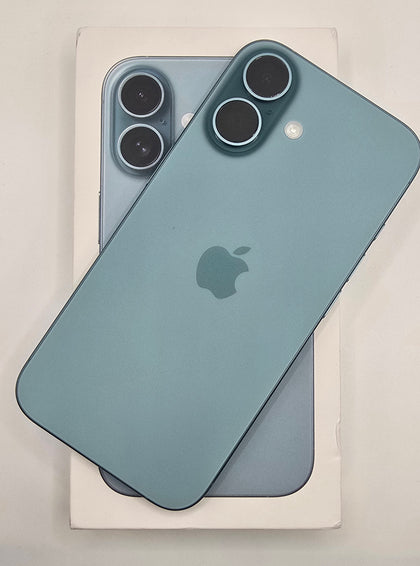Apple iPhone 16 - Grade A - 100% Battery Health - 128GB - Teal