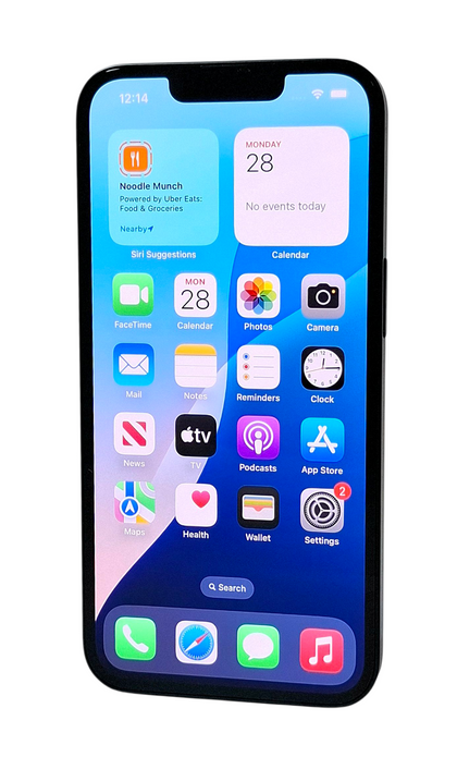 Apple iPhone 16e 128GB Black 100% Battery - Cycle Count 2