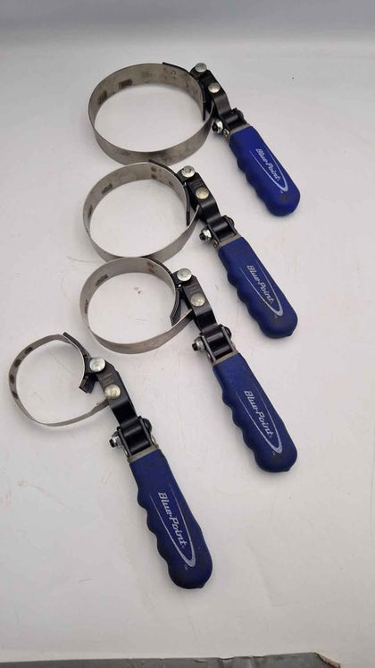 Blue Point by Snap-on 4pc Swivel Oil Filter Wrench Set Heavy Duty Strap Type Truck & Fuel Filters