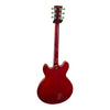 Vintage VSA500 Reissued 12-String Semi-Hollow Electric Guitar, Cherry Red