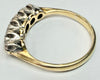 18ct Yellow Gold Diamond Ring Size H 1/2