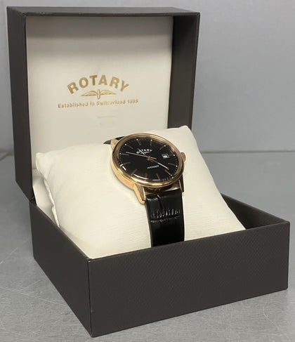 Rotary Watch Avenger Rose Gold Plated Men's GS02877/04 ** Boxed **