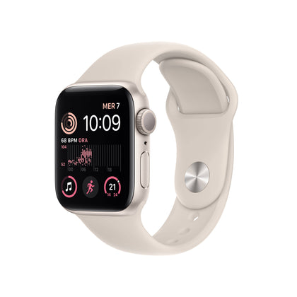 Apple Watch SE GPS 40mm Starlight Aluminium Case with Sport Band