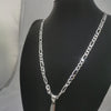 925 Silver Chain with Silver Cross Pendant, 29.25Grams, NEVER WORN OR USED, APPROX 23" Length