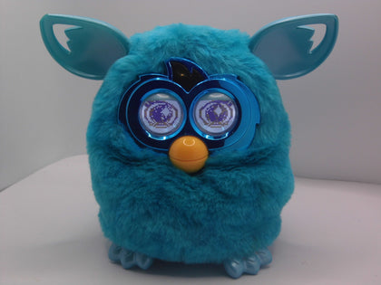 Hasbro Furby Boom Teal Blue Metallic Chrome