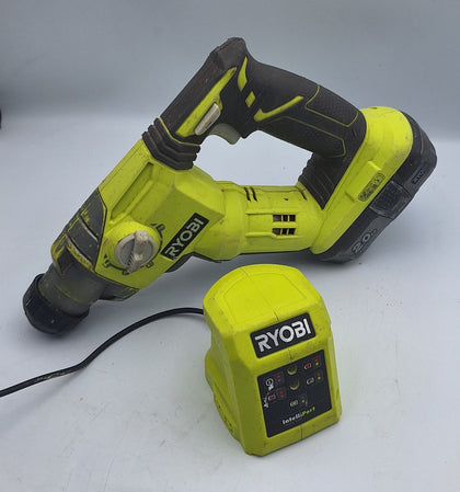 Ryobi 18V Cordless SDS+ Drill R18SDS with 2.0Ah battery and battery charger UNBOXED