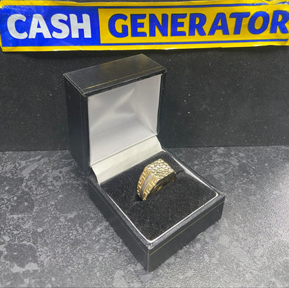 14ct Gold Ring (Size M), 3.8g