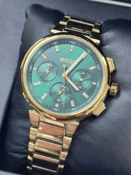 Hugo Boss Women's One Chronohraph Day Bracelet Strap Watch