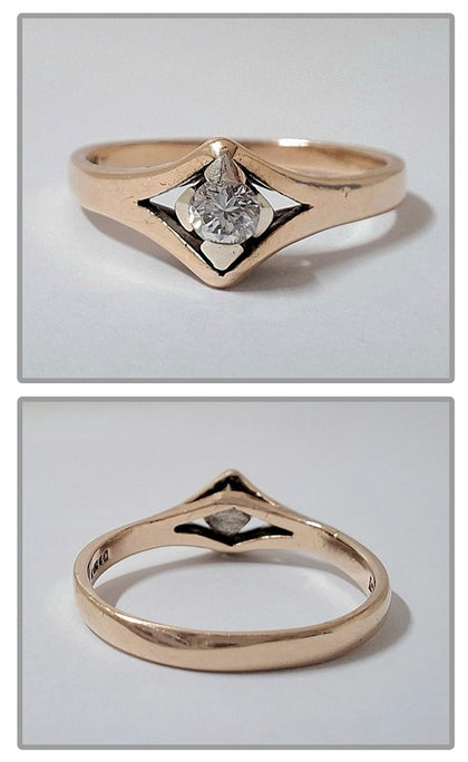 9 Carat Gold Ring Size N/O