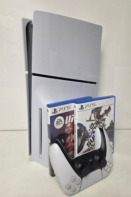 Sony PlayStation 5 Slim Disc Edition Console & 2 Games