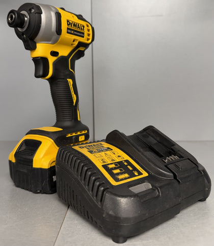 Dewalt DCF809 18v XR Brushless Impact Driver ( + 5.ah Battery, Charging Station ) ** Unboxed **