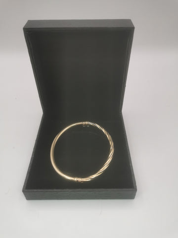 9K Gold Bangle 4.85G Hallmarked(375) and Tested 3