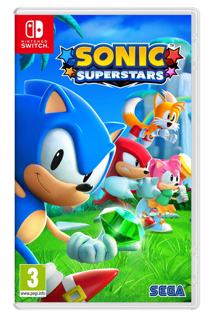 Sonic Superstars Switch Include Comic Style Character Pack.