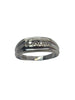 White Gold Diamond Ring - 9ct - 4.6g - Size X