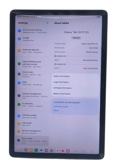 Samsung Galaxy Tab S9 Fe 10.9