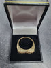 9ct Yellow Gold Buckle Ring - 7.60G - Size S