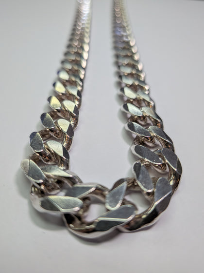 Heavy Silver Curb Chain 97.16g