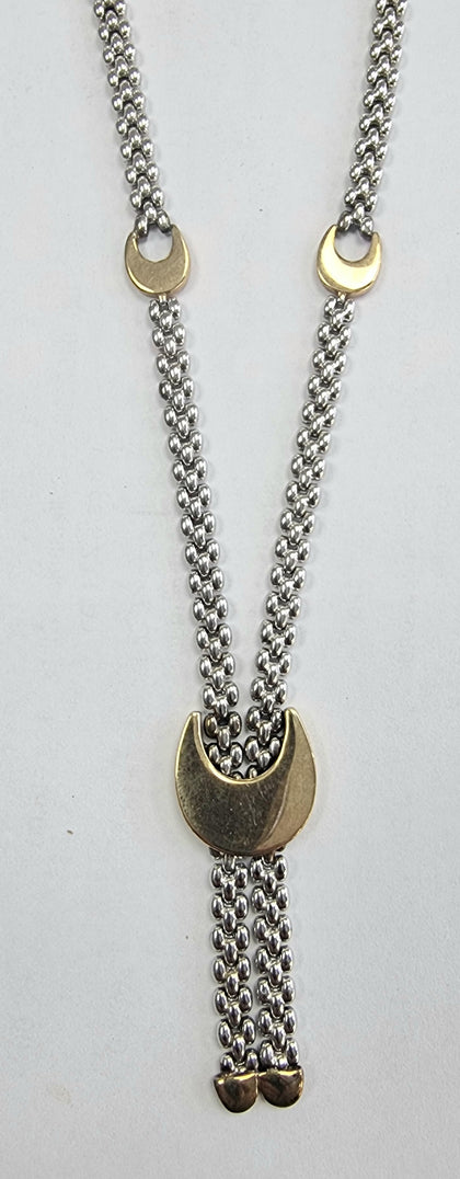 9ct Gold & Silver Chain 20