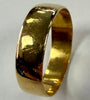22CT Gold Wedding Band Size M.5