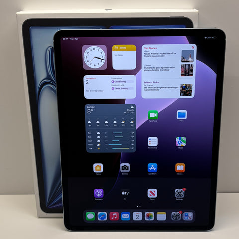 Apple iPad Air 13 Inch (M3) Model A3269 128GB WiFi & Unlocked in Blue Boxed