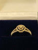 9ct Gold Ring (Size O) Apx 2.3g