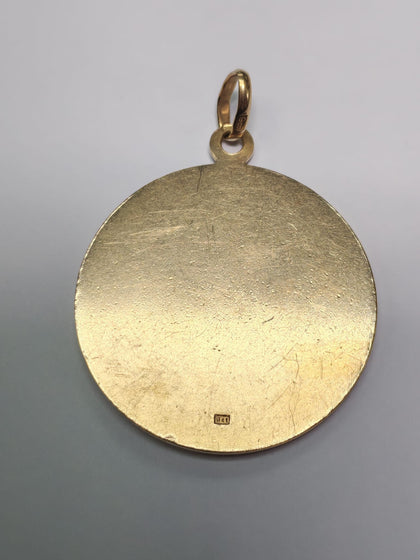 9CT Gold St Christopher Pendant