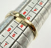 9ct Yellow Gold Shrimp Style Ring Size Q 1/2