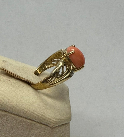 9ct Gold Ring (Size N), 3.89g