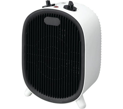 Essentials C20FHW20 Fan Heater - Black & White
