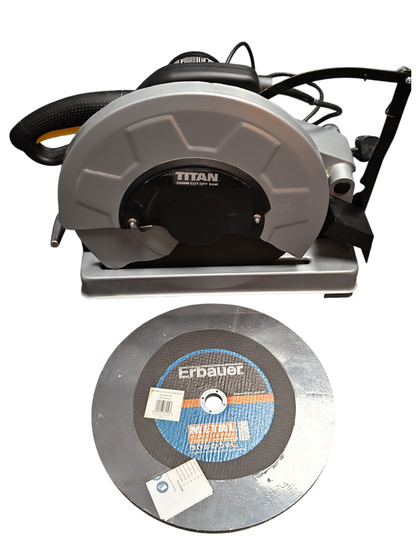 Titan TTB599BNS 2100W 355mm Electric Chop Saw *COLLECTION ONLY*
