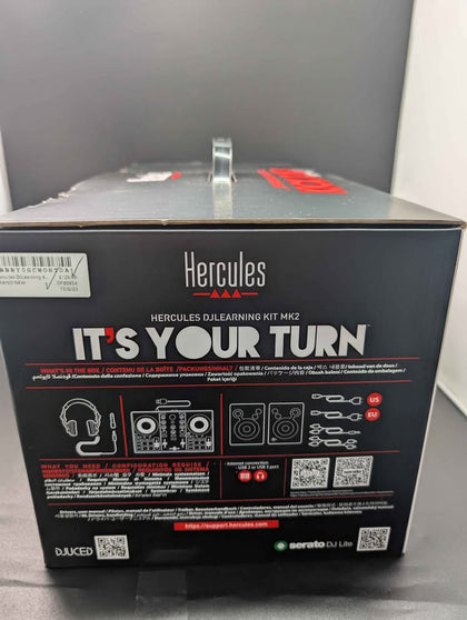Hercules DJ Learning Kit MK 2 With DJ Controller, Monitoring Speakers & Headphones *BRAND NEW*