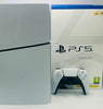 Sony PlayStation 5 Slim Console, 1TB, White, Boxed With Controller & Power Cables