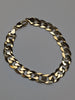 9CT GOLD FLAT CURB BRACELET 21.82G PRESTON STORE