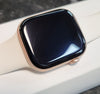Apple Watch Series 10 (GPS), Rose Gold Aluminium with White M/L Strap, 46mm , 100% Battery Health - Boxed