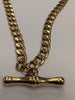 9ct Gold T-bar & Chain