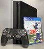 Sony Playstation 4 Slim 500GB Black Console Bundle ( + PGA Tour 2K21 ) ** Unboxed **