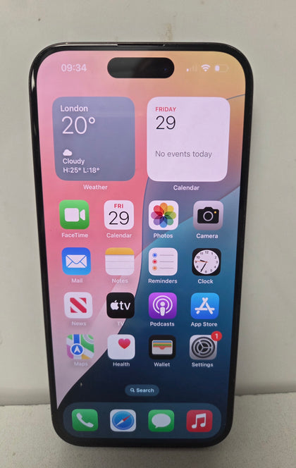 iPhone 15 Pro 128GB - Blue Titanium - Unlocked 89% Battery Health