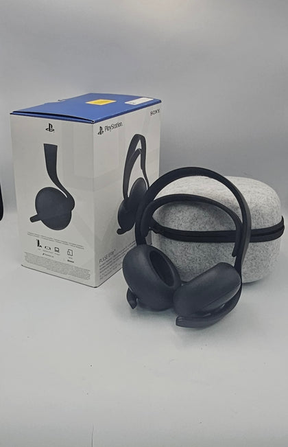 PS5 Pulse Elite Wireless Headset, black w/USB Adapter, Boxed
