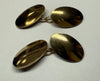 9ct yellow gold cufflinks