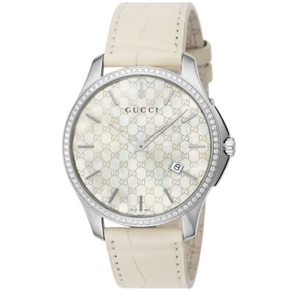 Gucci G-Timeless White Diamond (YA126306) ** Boxed **