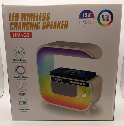 LED wireless charging speaker