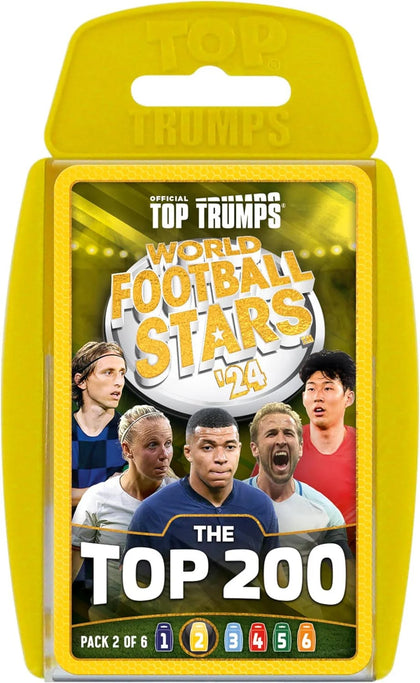 Top Trumps World Football Stars Top 200 Pack 2 Card Game.