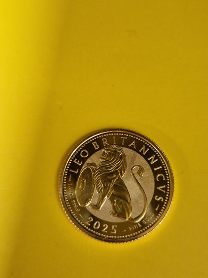 2025 British Lion 0.25 OZ gold coin
