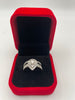 18ct white gold diamond bridal ring set