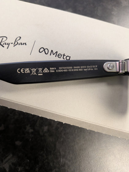 Rayban Meta Smart Glasses Boxed