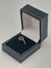(9K Hallmarked&Tested), Gold Ring With Green Stone, 2.2g, Size K