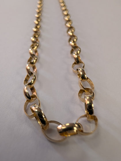 9ct Gold Hoop Chain