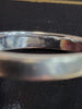 18ct White Gold Ring with Clear Stone - Size N - 5.21g total