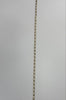 9ct Yellow Gold Chain & Cross Pendent, 28" Long, 8.4g, 2mm Wide - Hallmarked